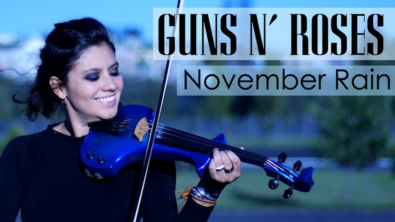 NOVEMBER RAIN (Guns N' Roses) 💿 en VIOLIN ELECTRICO!! (Con - YouTube