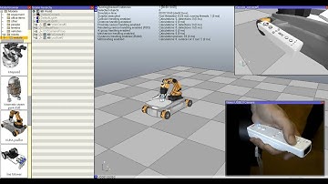 Robot Simulator: Webcam and Wiimote in V-REP