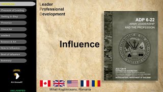 Leadership Seminar: Influence 101st Airborne Division (Air Assault)