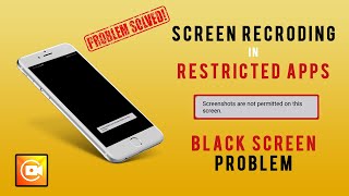 How to screen record in restricted apps || Screen Recording in Restricted Apps, Black Screen Problem screenshot 5