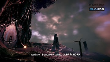 Massive Clouds Demo - (with Unity Icon Yggdrasil Package)