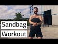 This will finish you off! Crossfit sandbag workout