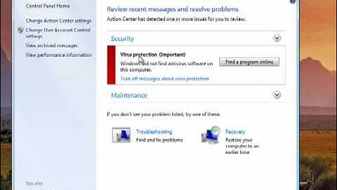 How to use the Action Center in Windows 7 RC 1