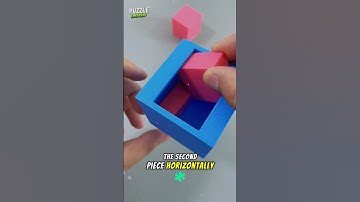 Can you put the three pieces into the Box? #puzzle #puzzlegame #puzzlechallenge #puzzlesolving