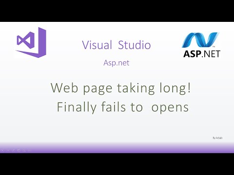 Asp net local page loading taking long