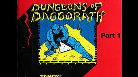 Dungeons of Daggorath - Letsplay - "Part 1" Entering The First Level of The Evil Daggorath Dungeons