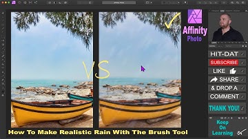 Affinity Photo   Making Realistic Rain With The Brush Tool