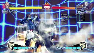 Ultra Street Fighter 4 - Balrog Death Combo On Training Stage.