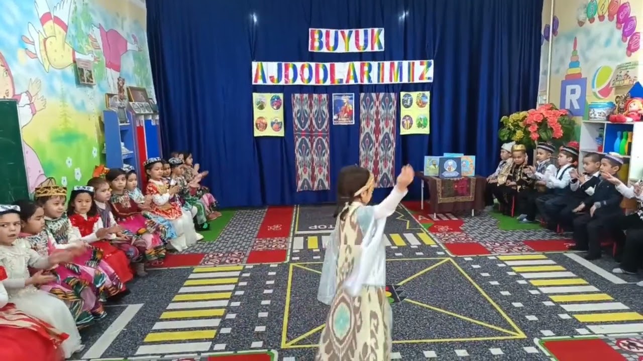 Milliy raqs. Buyuk Ajdodlarimiz tadbiridan. 59 - DMTT. Fargʻona viloyati 
