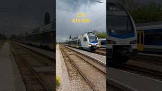 Z70 halad Rákospalota-Újpesten a Nyugati felé a 009-es KISS-szel #kiss #stadler #vasút #vonat #máv
