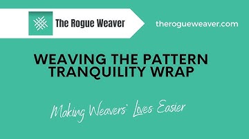 Weaving the Pattern Tranquility Wrap