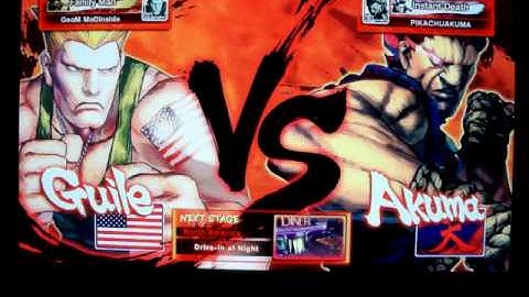 JR RODRIGUEZ ( AKUMA ) VS GeoM MoDInside ( GUILE ) STREET FIGHTER IV ON XBOX 360 GAME 3 OF 18