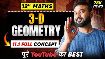 Class 12 Math NCERT | Chapter 11 Three Dimensional Geometry  | Ex 11.1 Introduction | Vidyawise