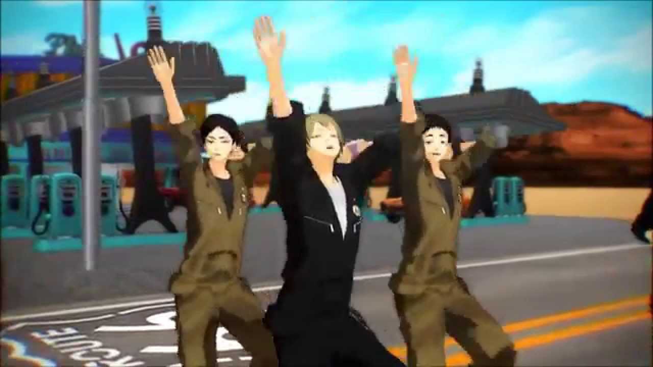 【MMDHQ!!】梟谷の5人で一騎当千