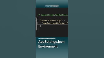 How to use AppSettings.json for a different .NET environment