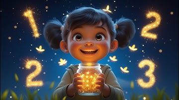 Counting with Fireflies 🌙✨ | Magical Kids Song for Learning Numbers #nurseryrhymes #kidssongs