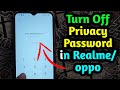 How to Reset Privacy Password in Realme and Oppo phone (2024)