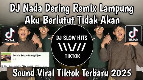 DJ ALUCARD RINGTONE  X UNITY REMIX LAMPUNG || DJ NADA DERING AKU BERLUTUT TIDAK AKAN VIRAL TIKTOK