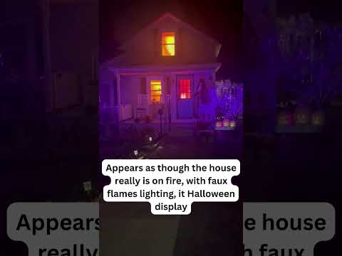 Firesome Halloween Display In New York Fooled Neighbors