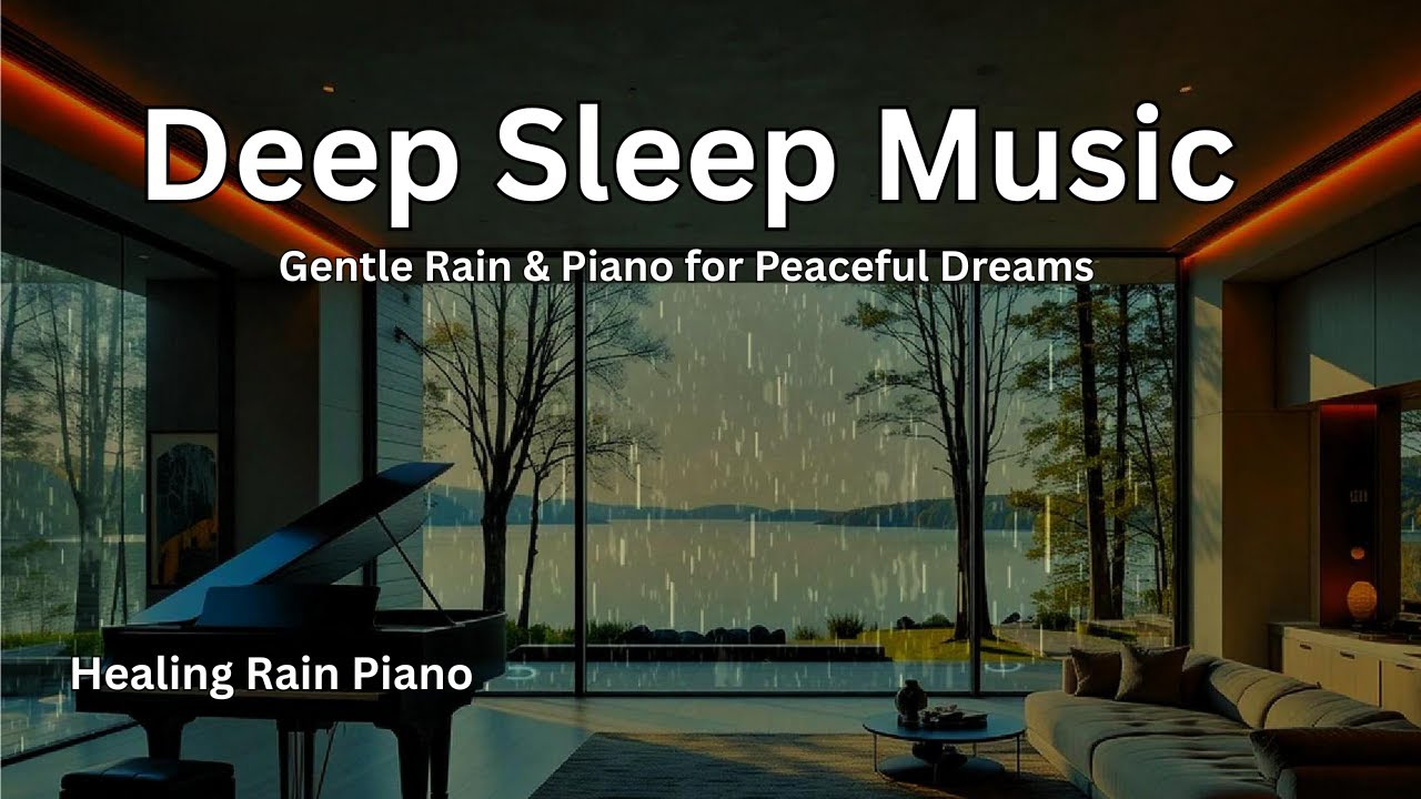 Sleep Music – Rain Piano for Deep Sleep, Relaxation & Stress Relief ...