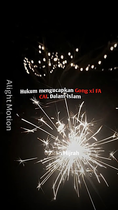 Hukum mengucapkan Gong Xi FA CAI Dalam islam#shorts#dakwah #bismillah #islamicontent #tetapistiqomah