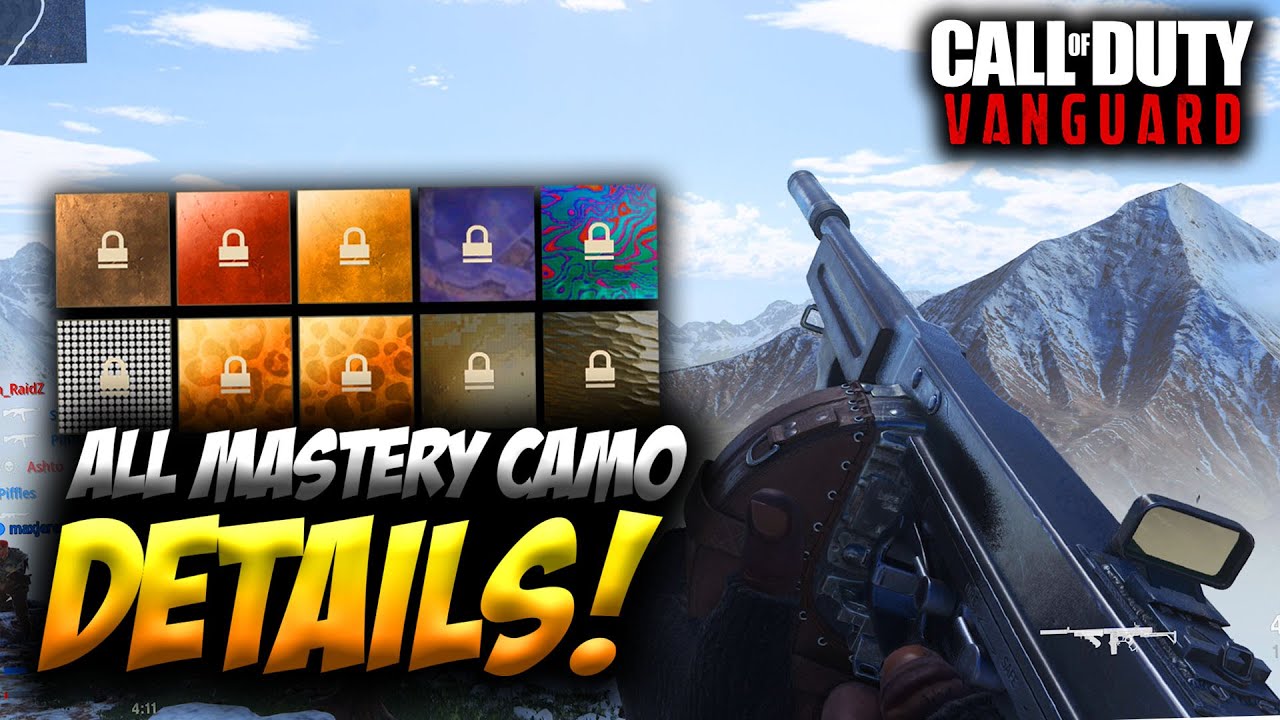 (Mastery Camo Leaked Details)Drop a LIKE if you enjoyed the video!MORE VANG...