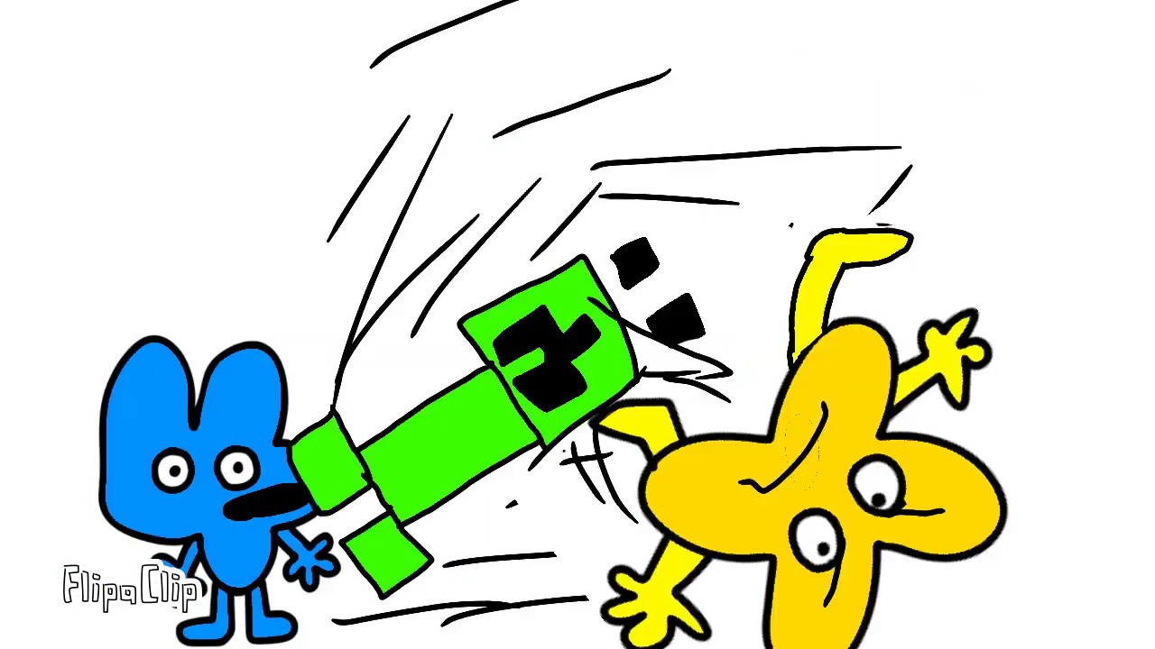 BFB Four vs Creeper.