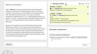 Famous How to schedule tutoring appts in TracCloud Wealth