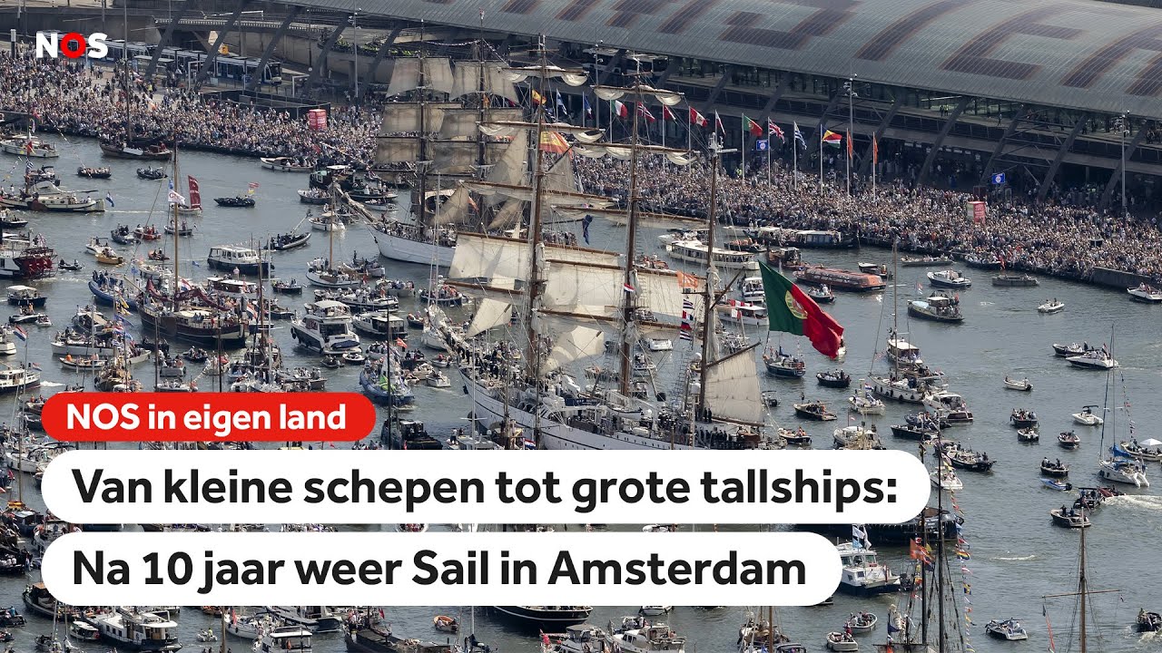 Duizenden schepen in Amsterdam voor Sail