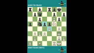 Bobby Fischer vs Albert Fox ◉ IT World Chess Championship ‖ Montreal → Canada (1956)
