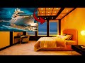 🎧 SLEEP At Luxury Yacht Cabin: Rainstorm Sounds For Sleeping &amp; Studying | Ambient Noise