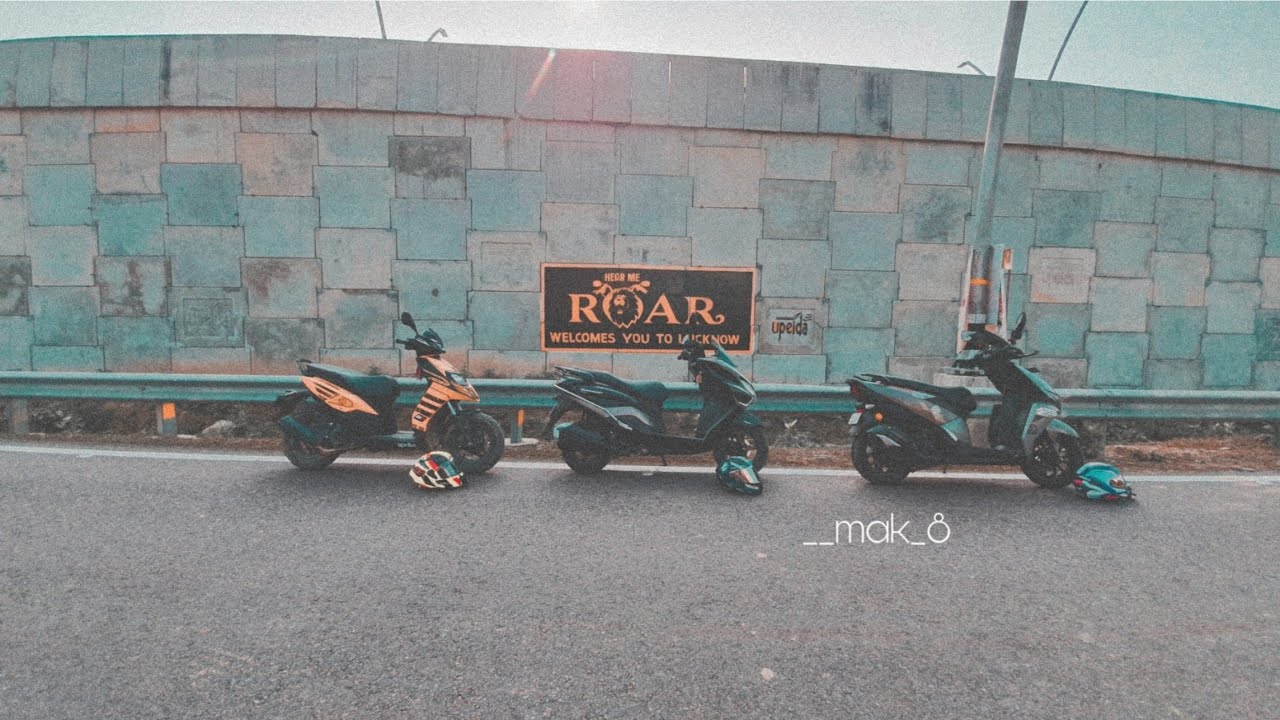 TVS NTORQ V/S SUZUKI BURGMAN V/S APRILIA STORM||Top end drag race|| LUCKNOW AGRA EXPRESSWAY