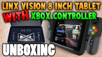 Linx Vision 8-inch Tablet with Xbox Controller | UNBOXING