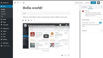 How to Embed a YouTube Video in Gutenberg WordPress Block Editor