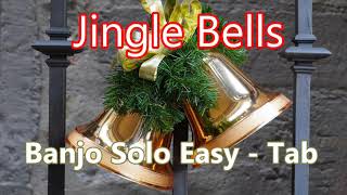 Jingle Bells - Banjo Solo Lesson - Easy - Tab