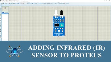 How to Add Infrared Sensor Library to Proteus 8 | IR Sensor