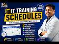 IT Training Schedules from SQL SCHOOL