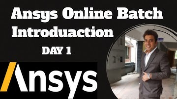 Introduction of ansys by prashant Sir-Part 1 - Prashant Patil