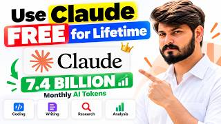 Use Claude FREE for Lifetime | Get 7.4 Billion Monthly AI Tokens
