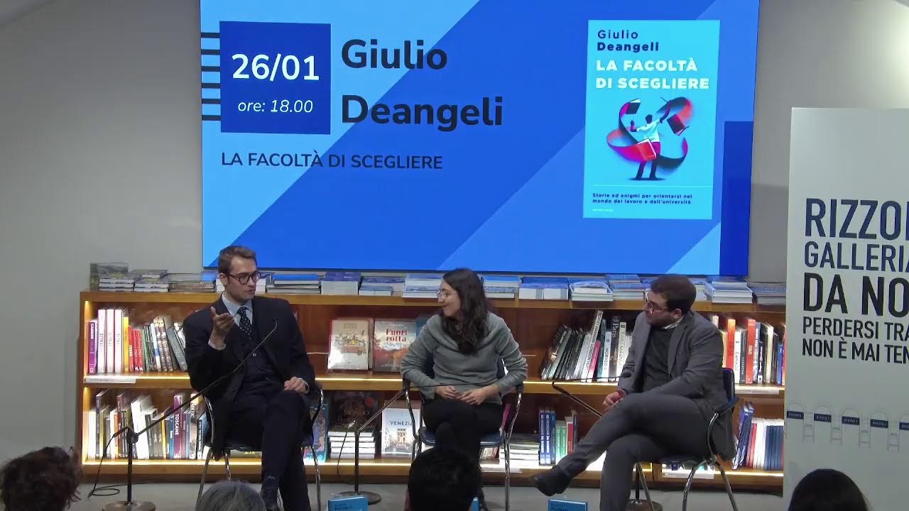 Giulio Deangeli La facoltà di scegliere - Mondadori 