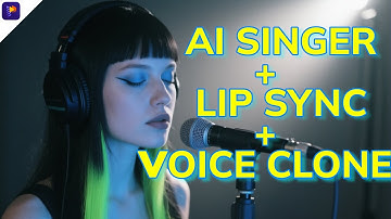 How I Create an AI Singer with Lip Sync & Voice Clone | AI Singer, AI Song & AI Music Generator