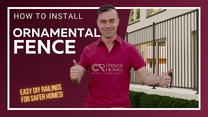 How to Install CR Fence & Rail's Ornamental Fence Section (Live Installation)  - Full Video