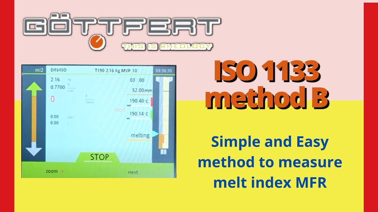 [Melt index][Melt flow index] Melt Index Measurement According to