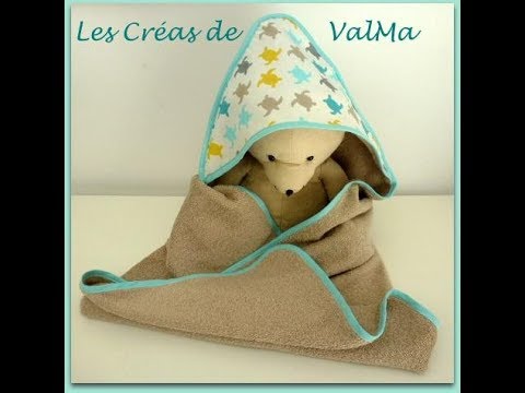 Cape Sortie De Bain En Tissu Eponge Pour Bebe Tuto Couture Valma Creas Youtube