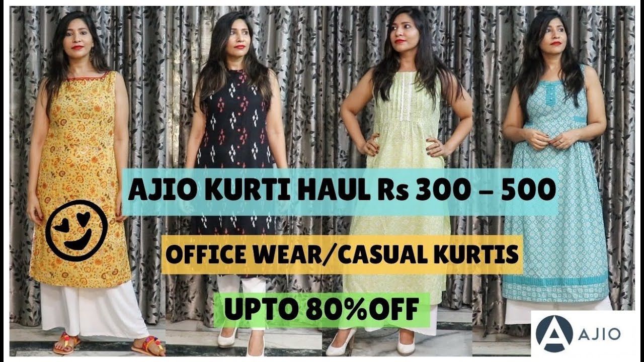 Ajio Cotton Kurtis under 500byRuuchi