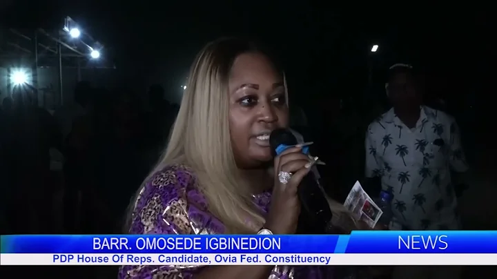 Barr. Omosede Igbinedion And Other Candidates Pledge Succour For IDPs At Uhogua Camp