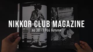 Nikkor Club Magazine no 38 - 1966 Autumn