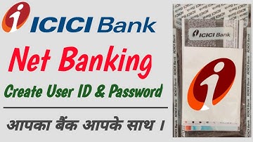 How to Create Net Banking User ID & Password | ICICI Bank Internet Banking |Technomatic Tushar|