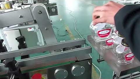 DLM A jar front back sides labeling machine