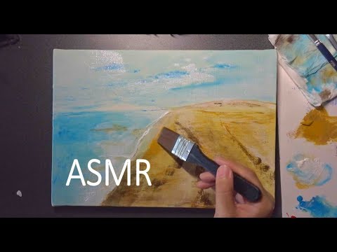 視覚的ASMR リラックスする海の景色 Relax Knife Acryl Ocean